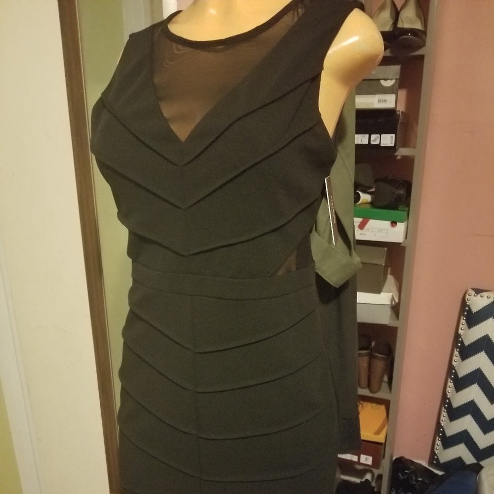Black cocktail dress